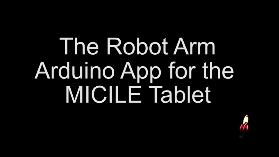 Robot Arm Arduino App