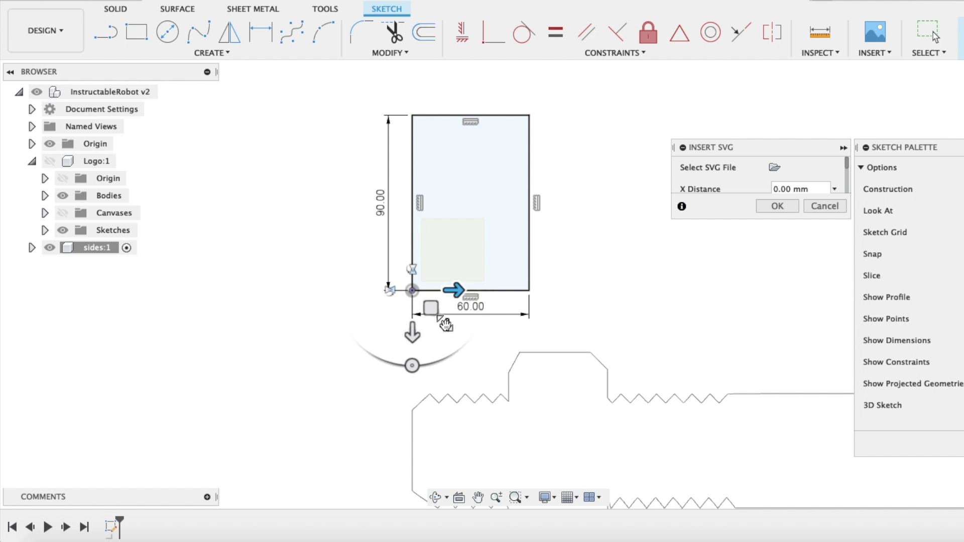 Robot LED Projector 3D Printed53.png