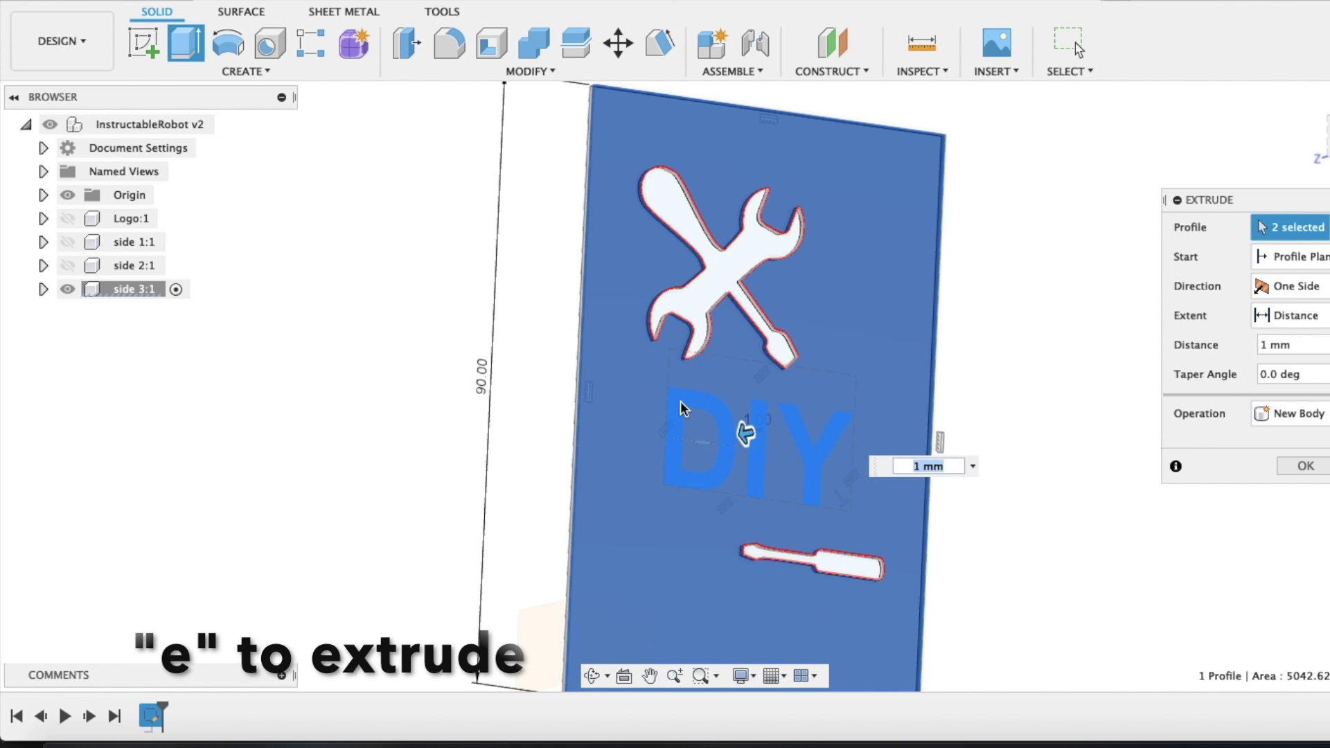 Robot LED Projector 3D Printed63.png