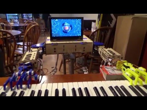 Robot Plays Piano