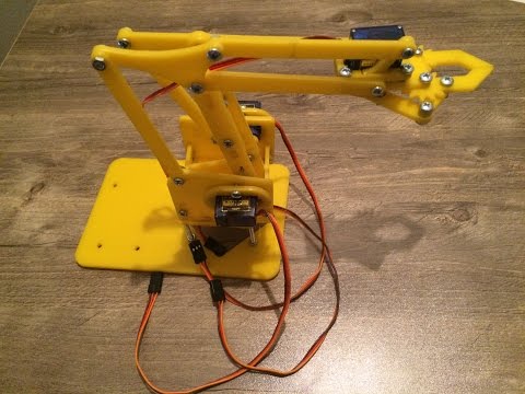 Robot arm arduino - robot kol arduino