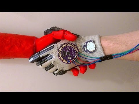 Robotic Arm and Flex Sensor Glove