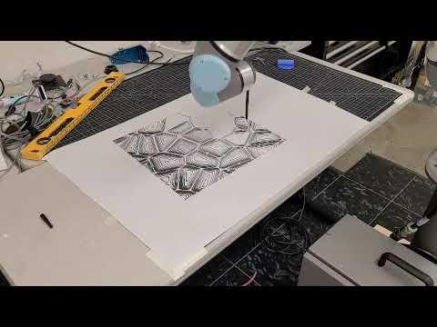 Robotic drawing: Voronoi