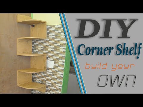 Room Decoration - DIY Corner Shelf / Shelves Build