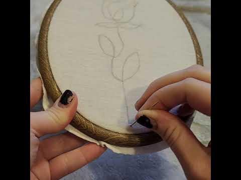 Rose Embroidery part 1