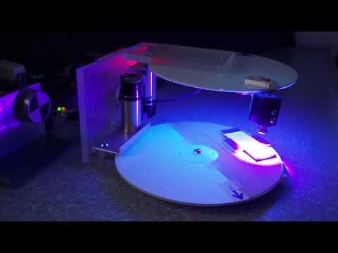 Rotary laser engraver