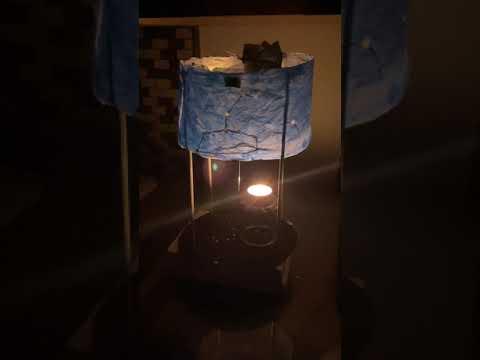 Rotating Lamp: Fan V2, Constellation Lampshade, Setup V2, Dark Setting