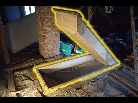 Rough insulated addic hatch / Preparing for winter - Becoming a landlord