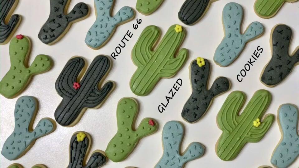 Route 66 Glazed Cookies