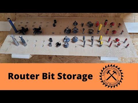 Router Bit Storage with French Cleats