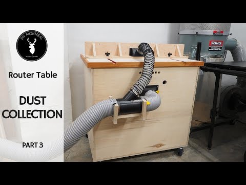 Router Table Dust Collection | DIY Router Table Build - Part 3