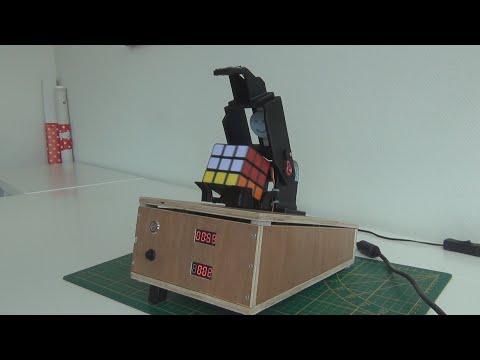 Rubik's cube solver robot, with Raspberry Pi and Picamera