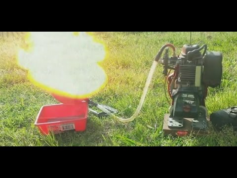 Run engine on water. 26cc weed eater engine part 3 with a bang!