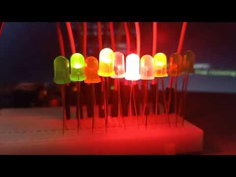 Running LEDs with Arduino