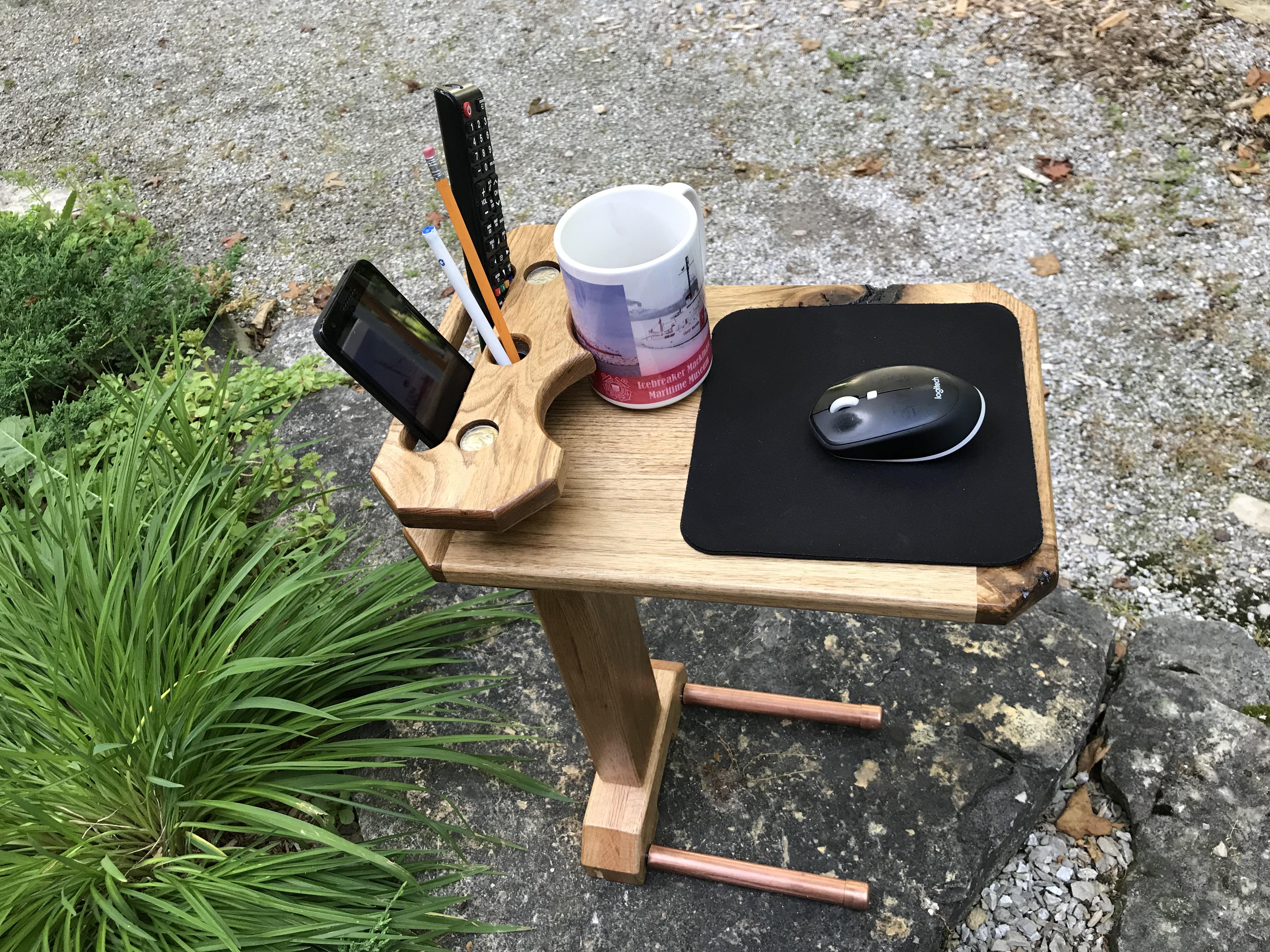 Rustic Sofa Server Table Loaned to Aunt.JPG