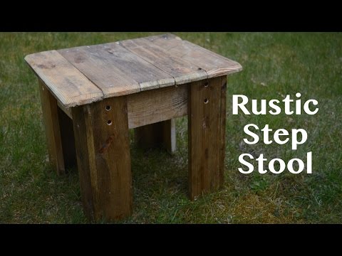 Rustic Step Stool