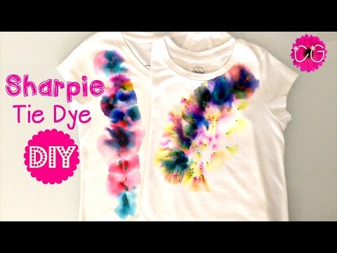 SHARPIE TIE DYE DIY!  FUN &amp;amp; PRETTY!