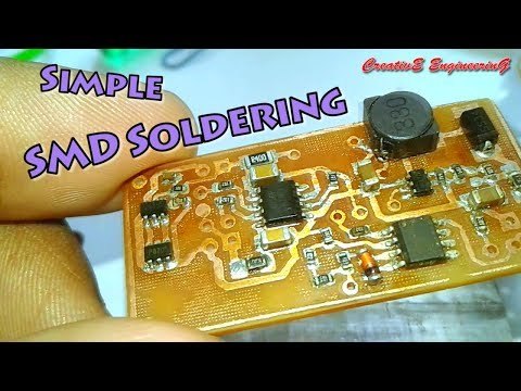 SMD Soldering Using SMD Rework Station