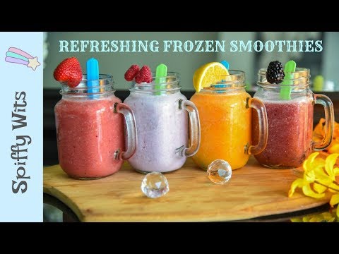 SMOOTHIE CUBES- HOW TO MAKE FROZEN FRUIT SMOOTHIES