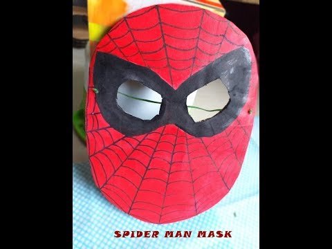 SPIDER MAN MASK USING CARDBOARD