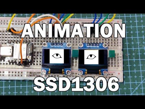 SSD1306 Animation Tutorial: CAT EYE GIF