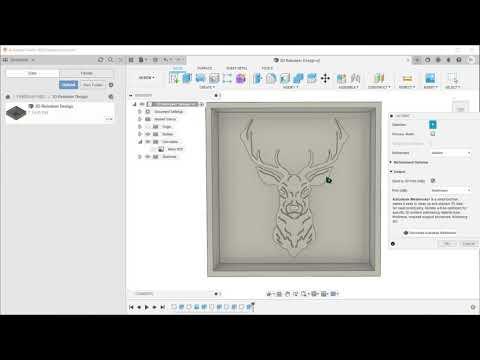 STL image 3D Reindeer Design