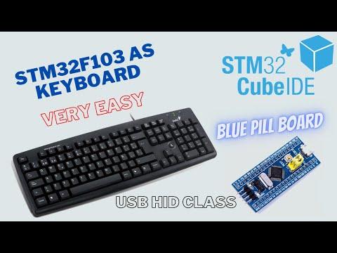 STM32 as HID USB Keyboard || F103C8T6 || STM32 Tutorial