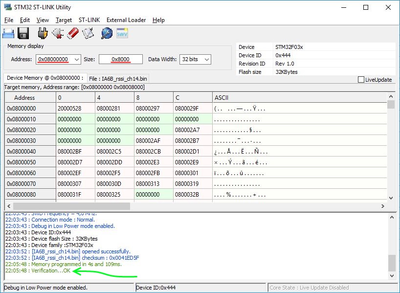 STM32 utility flashing RSSI FW on flysky FS-IA6B.JPG