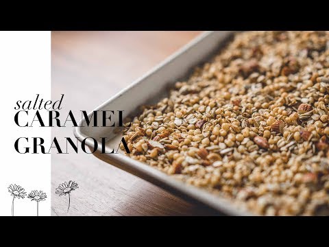 Salted Caramel Granola Recipe | Vegan