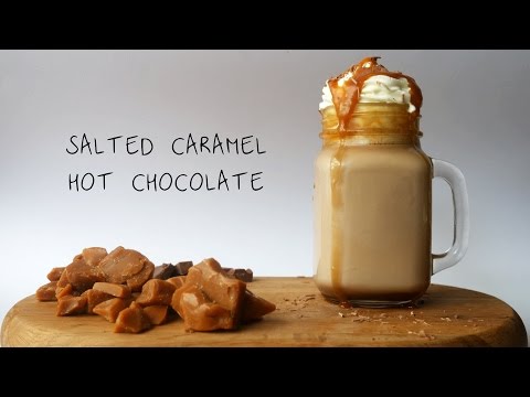 Salted Caramel Hot Chocolate - Hot Chocolate Series Part 4 - ASMR - Treat Factory