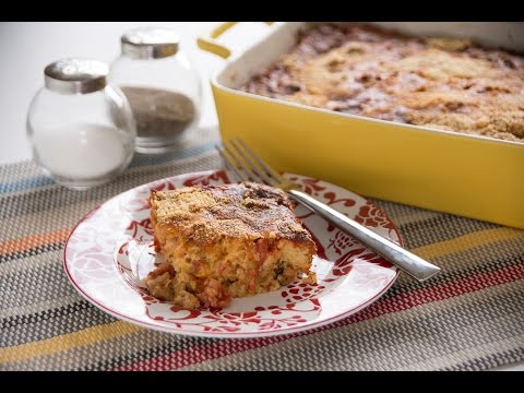 Savory Breakfast Bread Pudding