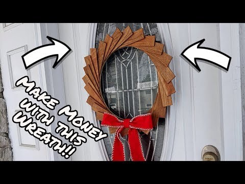 Scrap Wood Christmas Wreath - Simple DIY