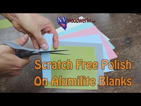 Scratch Free Polish on Alumilite Blanks, Acrylics, PR and Plastic