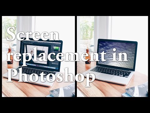 Screen replacement in Photoshop(Quick and easy, just 2 min!)