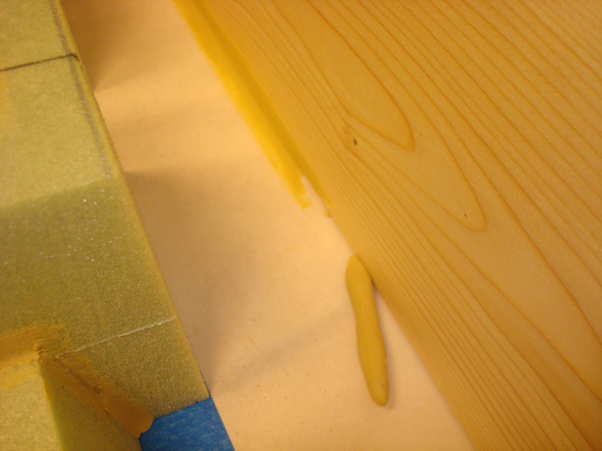 Seal outer Frame after hot glue with Clay.JPG