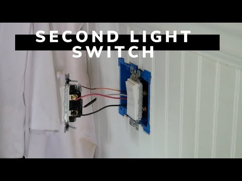 Second Light Switch (2-way to 3-way conversion)