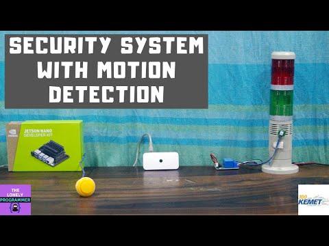 Security System with Motion Detection using Raspberry Pi