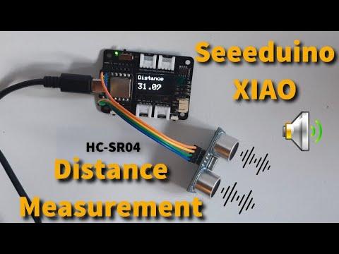 Seeeduino XIAO Expansion Board Ultrasonic Distance Sensor With Sound Warning