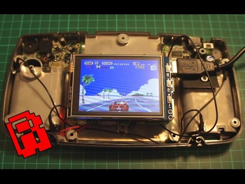 Sega Game Gear Power Board to Raspberry Pi