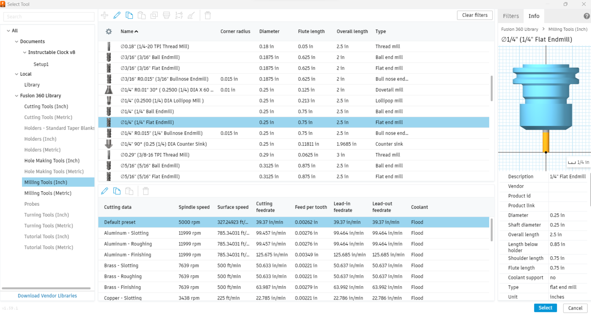 Select your tool quarter inch flat endmill.png