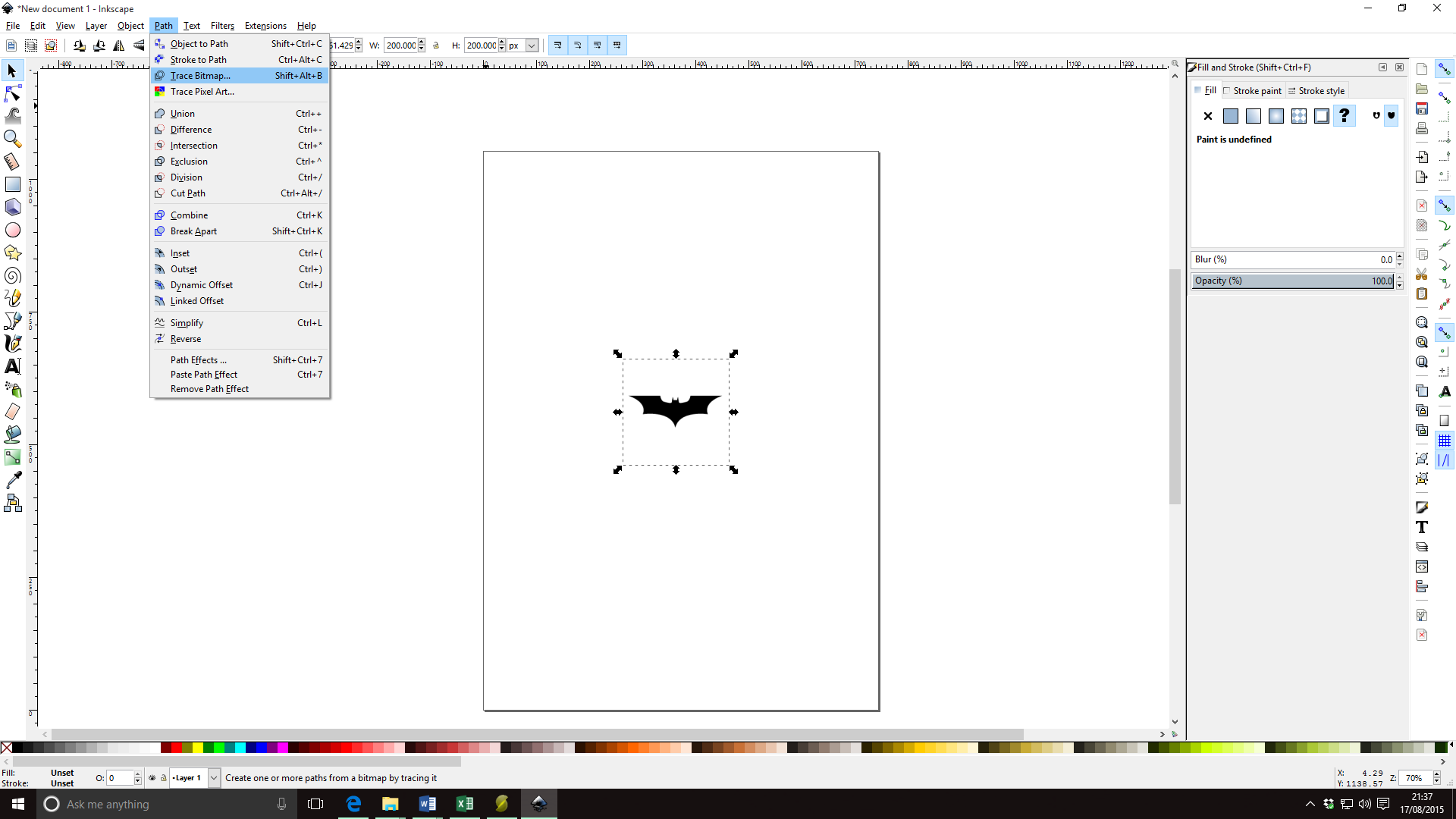 Selecting Trace Bitmap in Inkscape.png