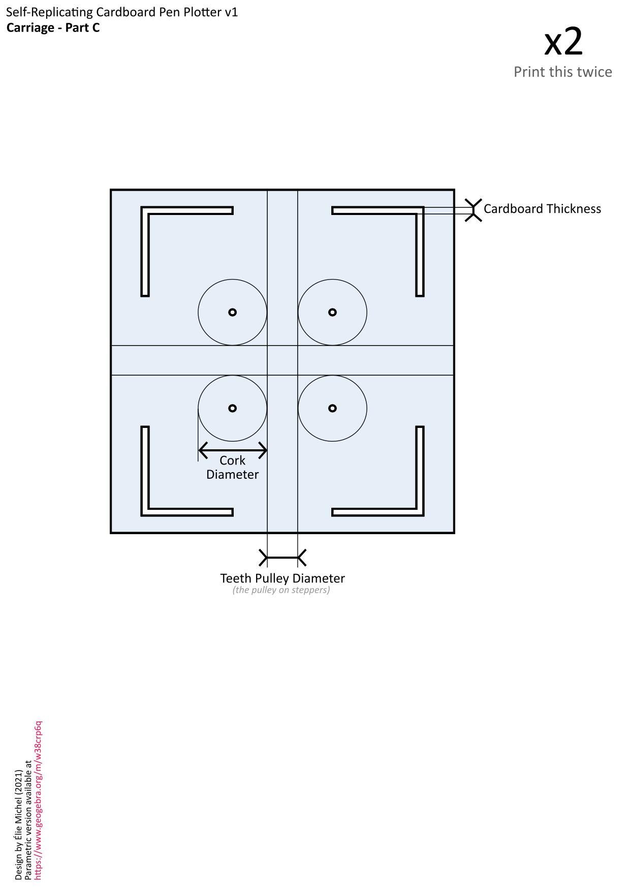 Self Replicating Cardboard Pen Plotter - Carriage part C.png