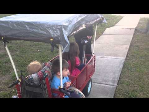 Self propelled kiddo chariot