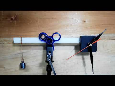 Self-Balancing Clock Initial Experiment Time-Lapse 8h