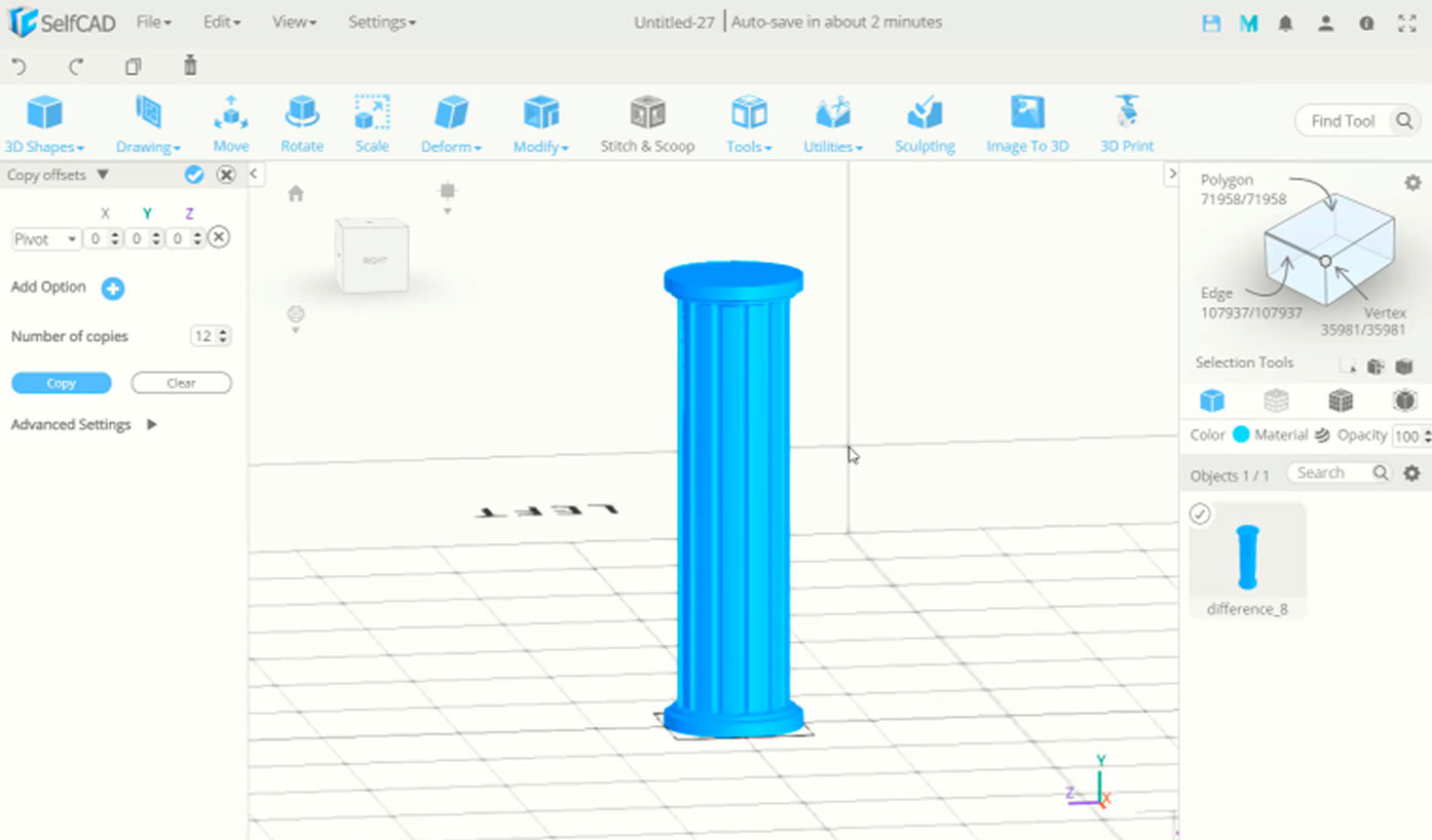 SelfCAD 3D Pillar With Extrusion Polygon.jpg