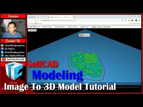 SelfCAD Create 3D Model From Image Tutorial