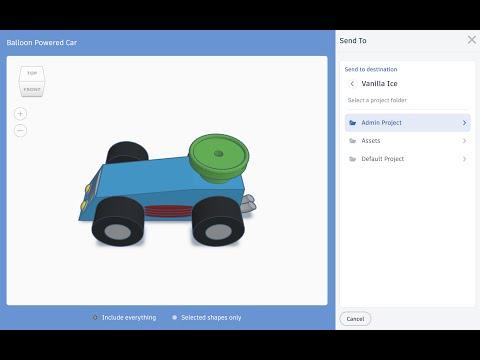 Send Your Tinkercad Design To Fusion 360 Browser