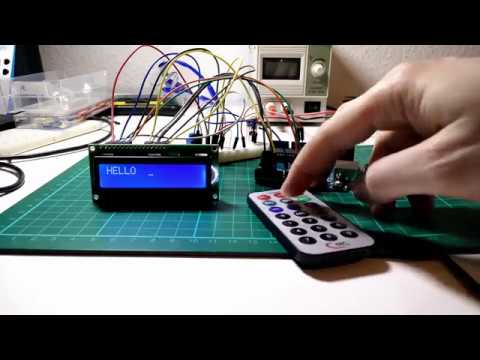 Sending Text to an Arduino with IR Remote Control