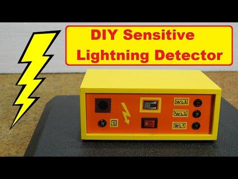 Sensitive Arduino Lightning detector with homemade sensor