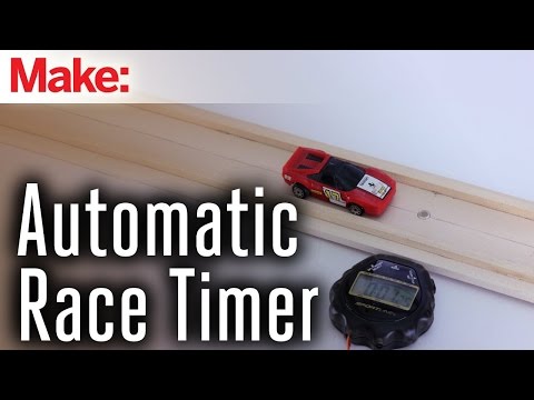 Sensor-Triggered Toy Race Car Timer